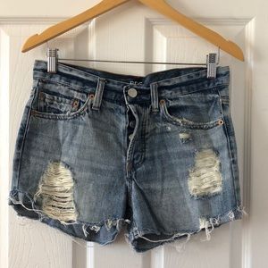 BDG |  Distressed Denim Shorts